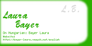 laura bayer business card